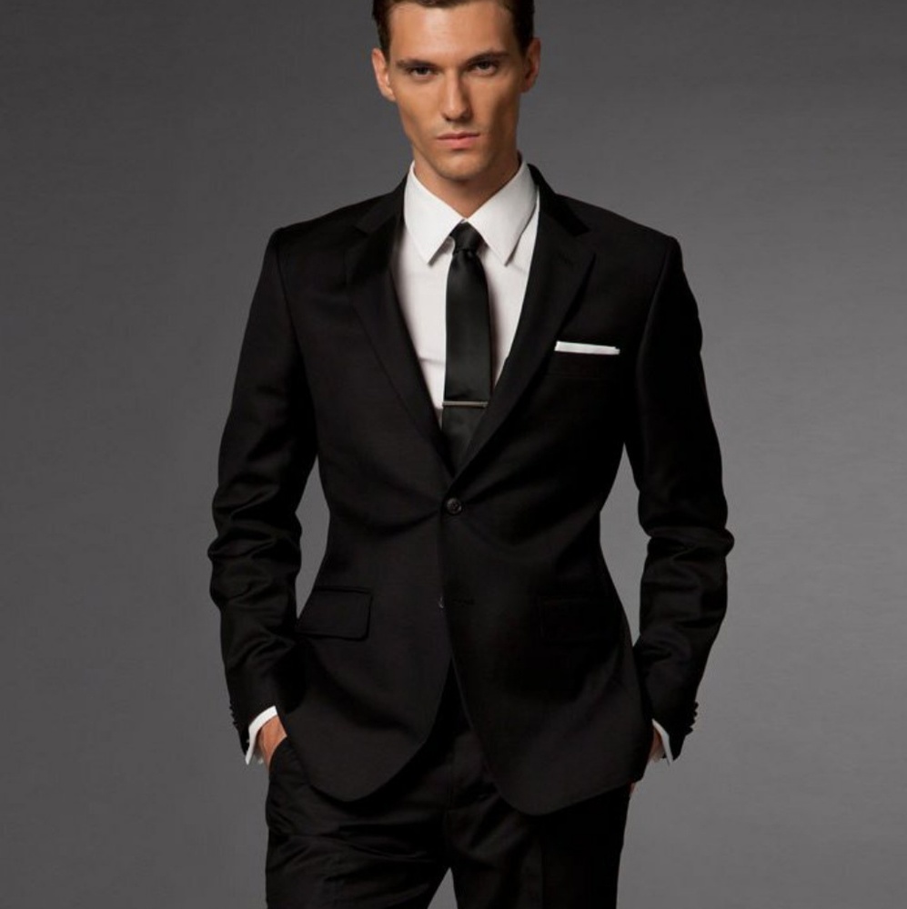 Gianfranco ferre classic striped black tie